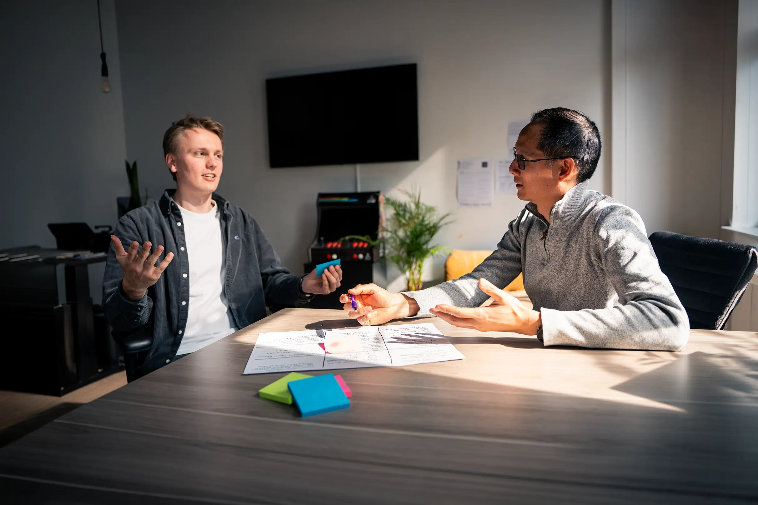 Robbin Jansen and Vincent The of Future Ready, the first people you talk to